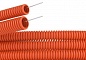 Труба ПНД гибкая гофрированная d16мм легкая без протяжки (100 м) оранжевая